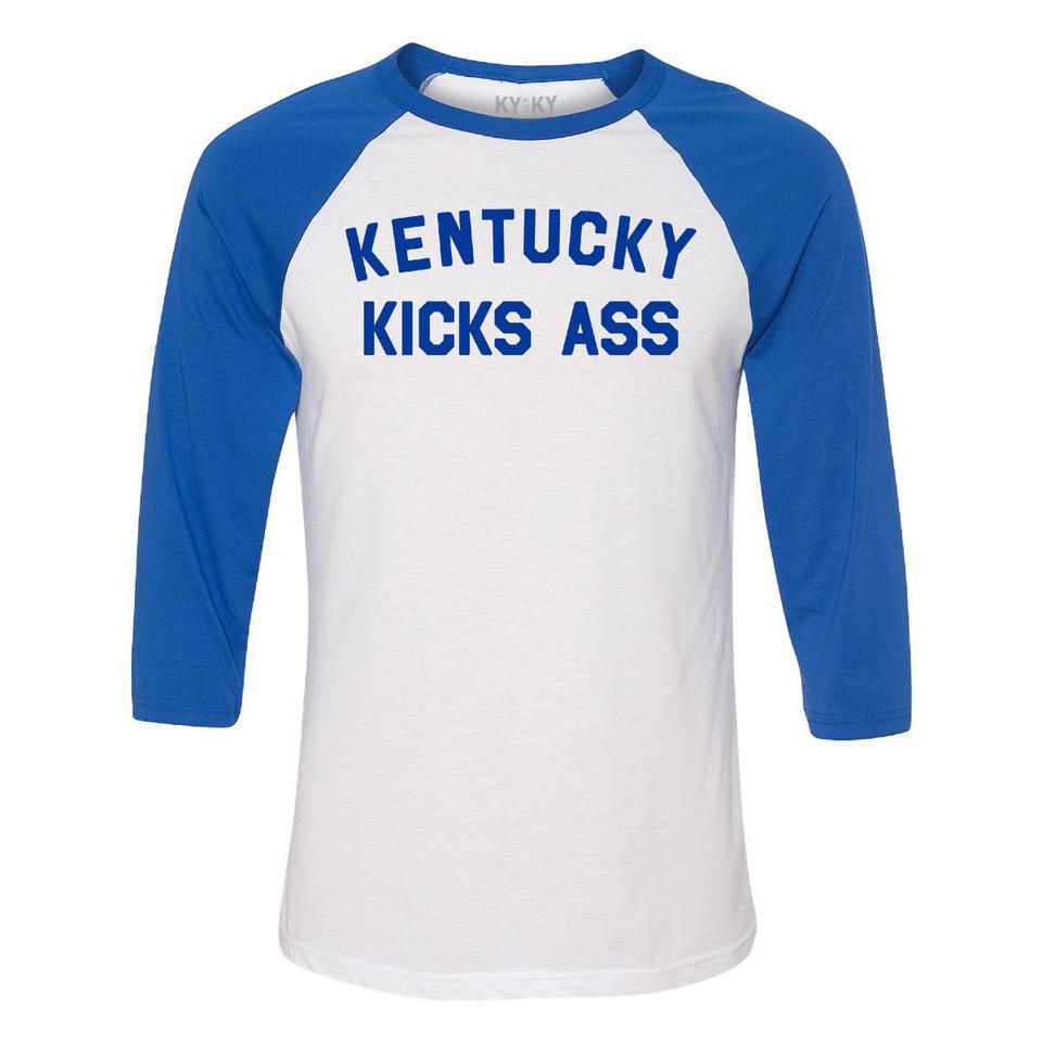 Kentucky Kicks Ass Baseball T