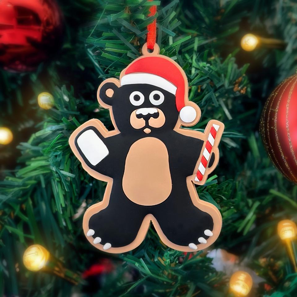 Cocaine Bear Cookie Ornament