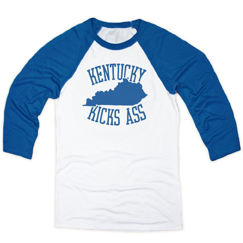 Kentucky Kicks Ass Baseball T 2.0