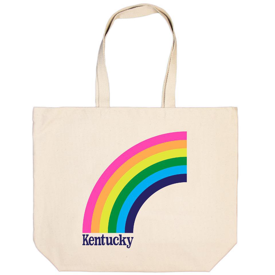 Kentucky Rainbow Tote Bag
