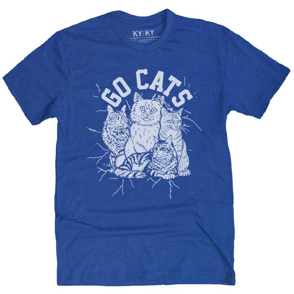Go Cats T-Shirt (Royal)