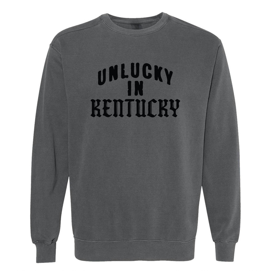 Unlucky In KY Crewneck Sweatshirt (Black)