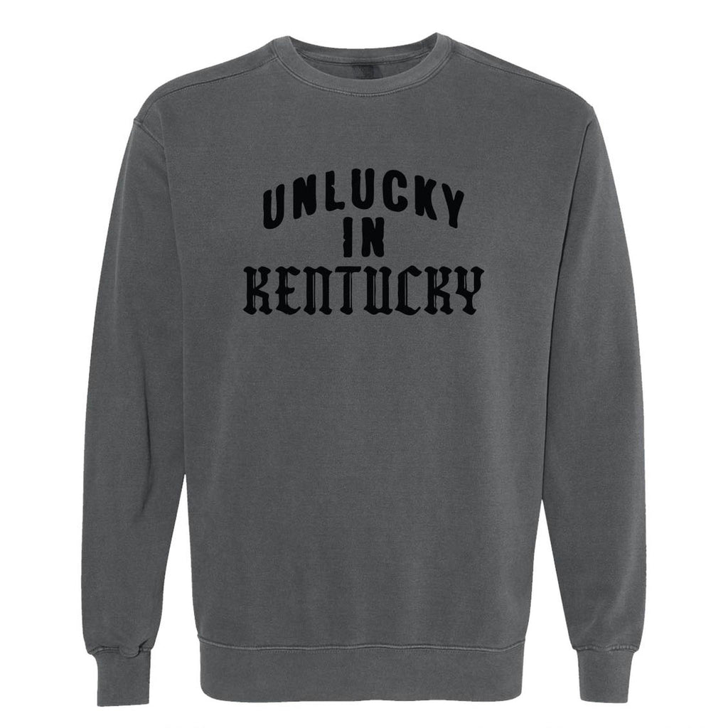 Unlucky In KY Crewneck Sweatshirt (Black)