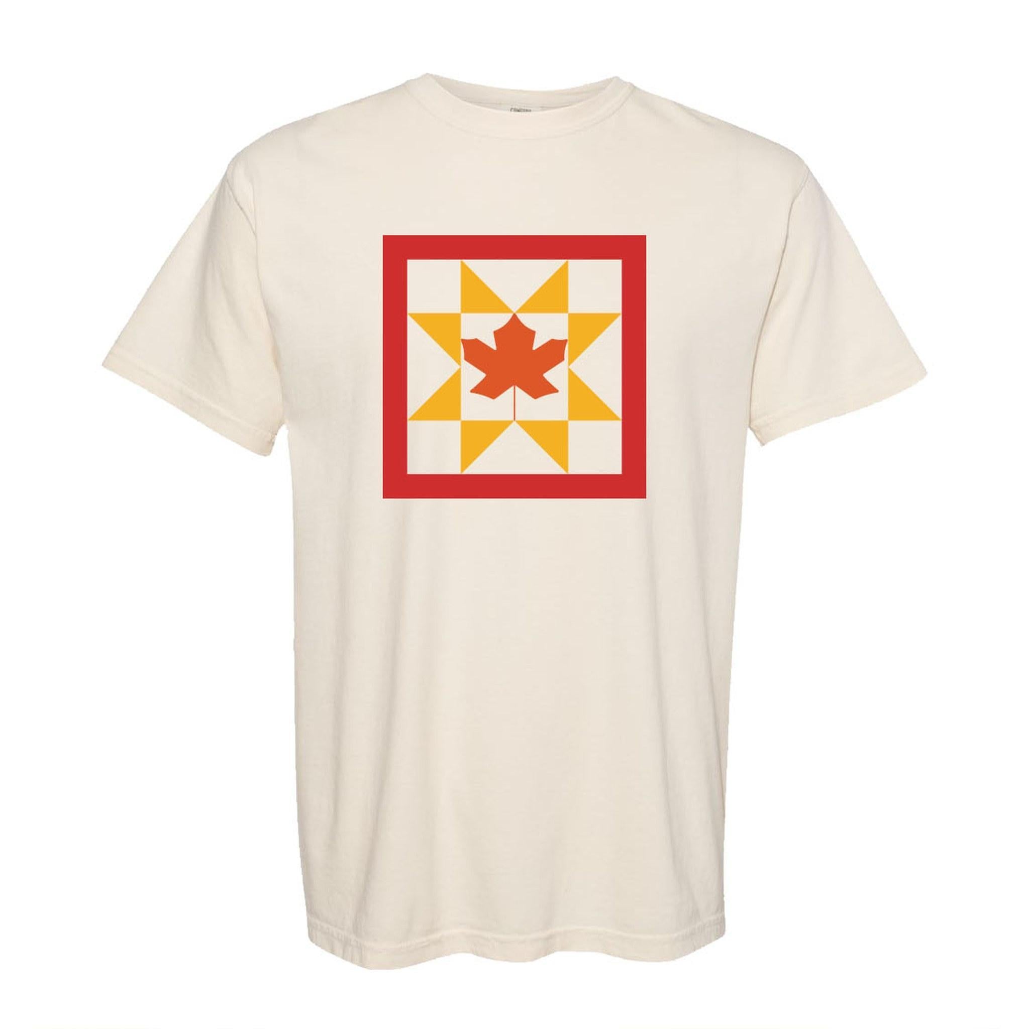Fall Quilt Logo T-Shirt (Off White)