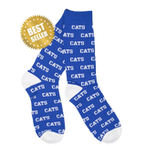 CATS Socks (Blue and White)