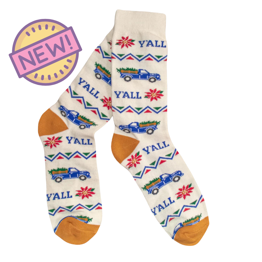 Y'alliday Truck Socks (Beige)