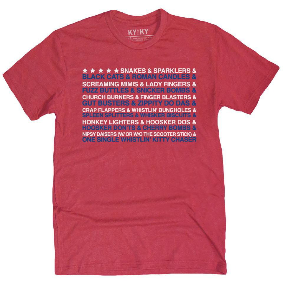 *Limited Release* Fireworks & T-Shirt (Red)