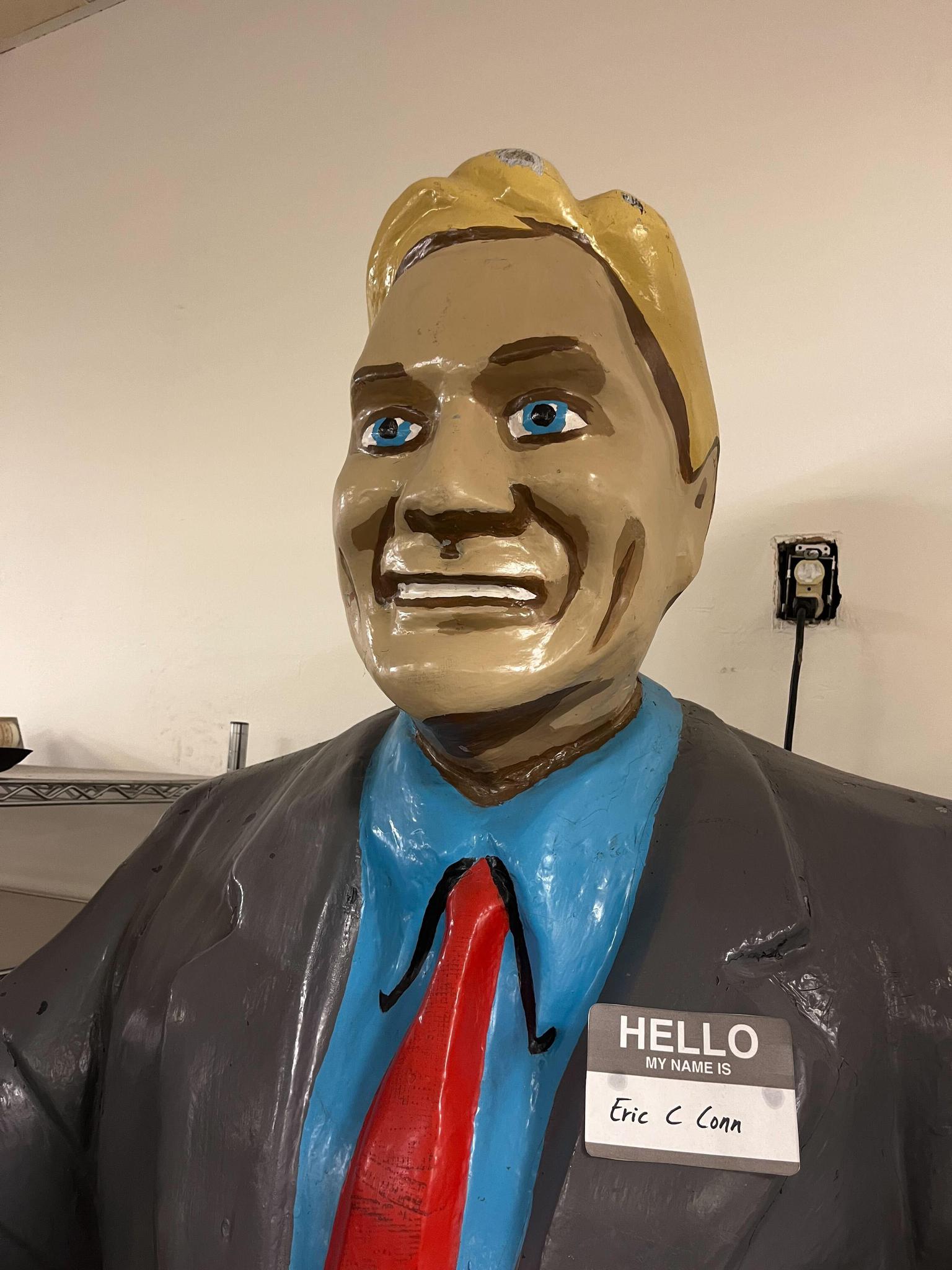 Eric C Conn Billboard Statue