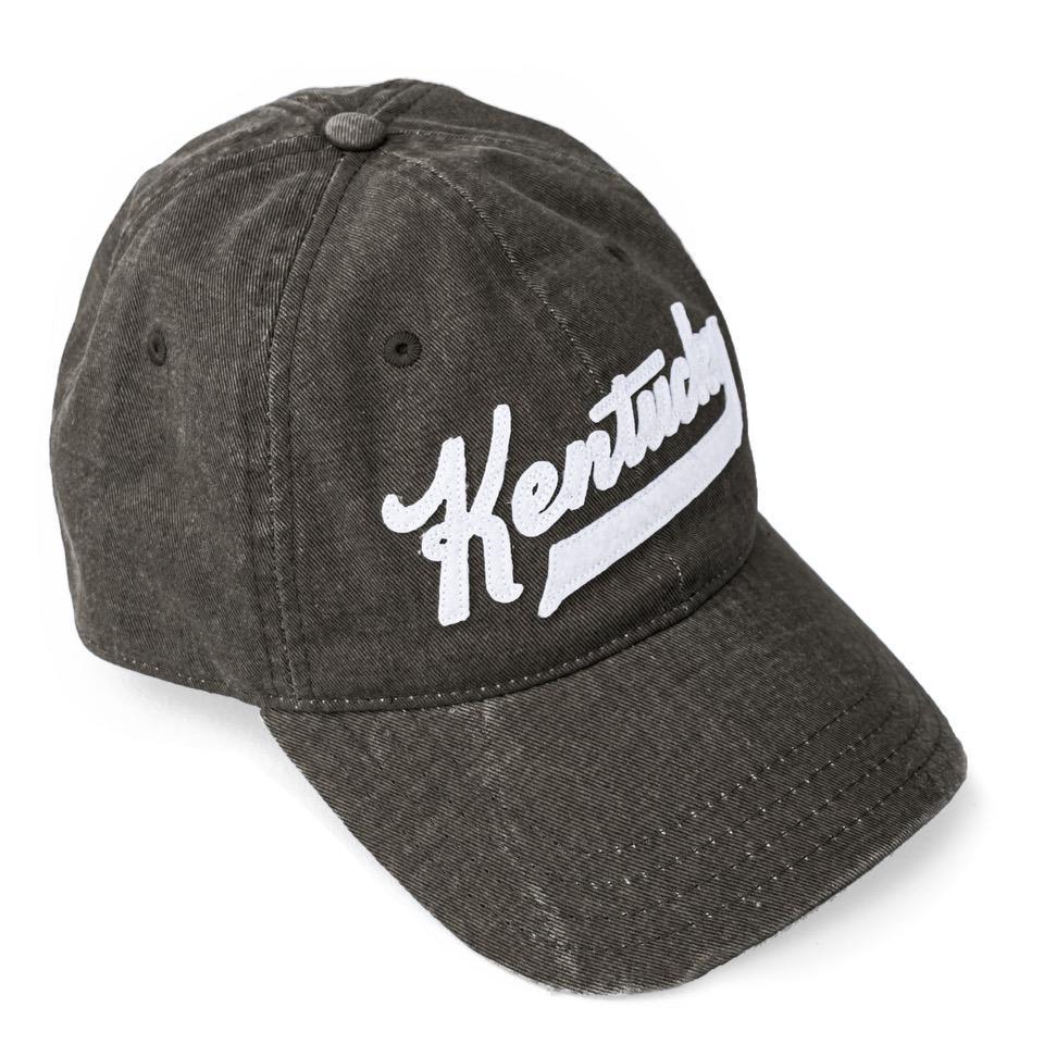 Kentucky Vintage Baseball Hat (Aged Black)