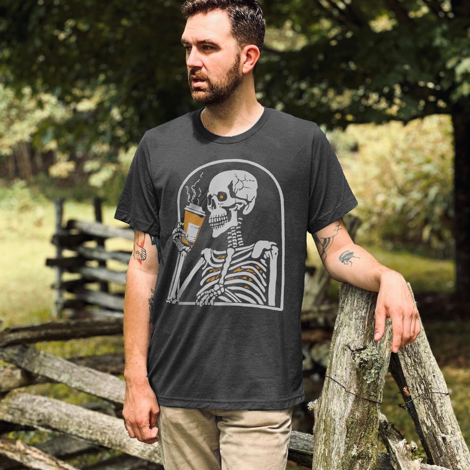 Halloween Pumpkin Skeleton Skull Baseball Player Shirt for Sale