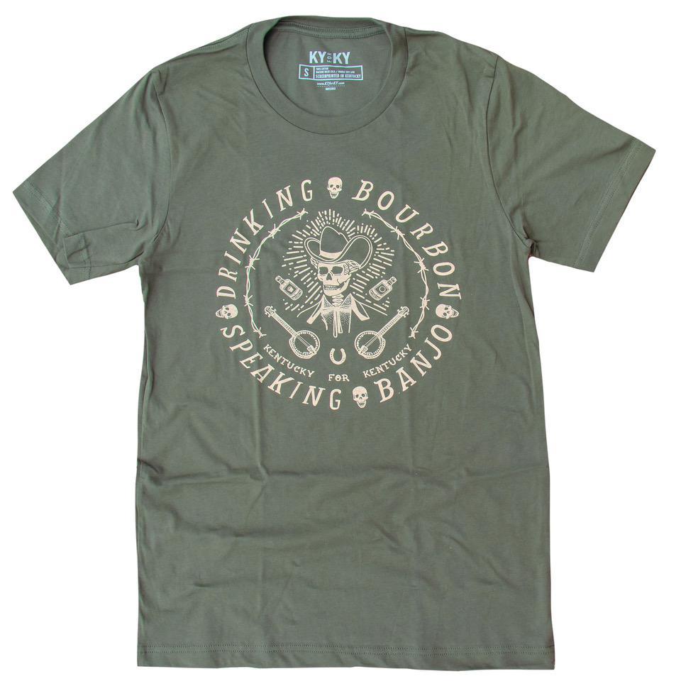 Speaking Banjo T-Shirt (Military Green)
