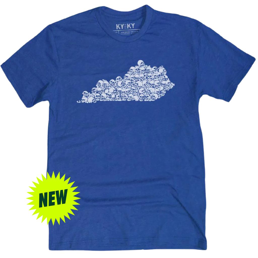 Skulls KY Shape T-Shirt (Royal)