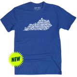Skulls KY Shape T-Shirt (Royal)