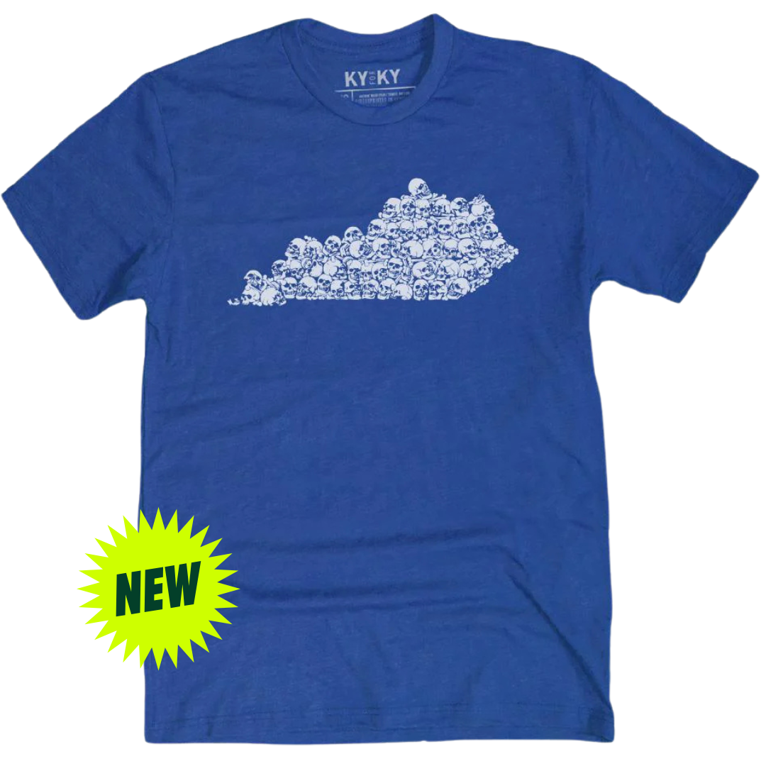 Skulls KY Shape T-Shirt (Royal)