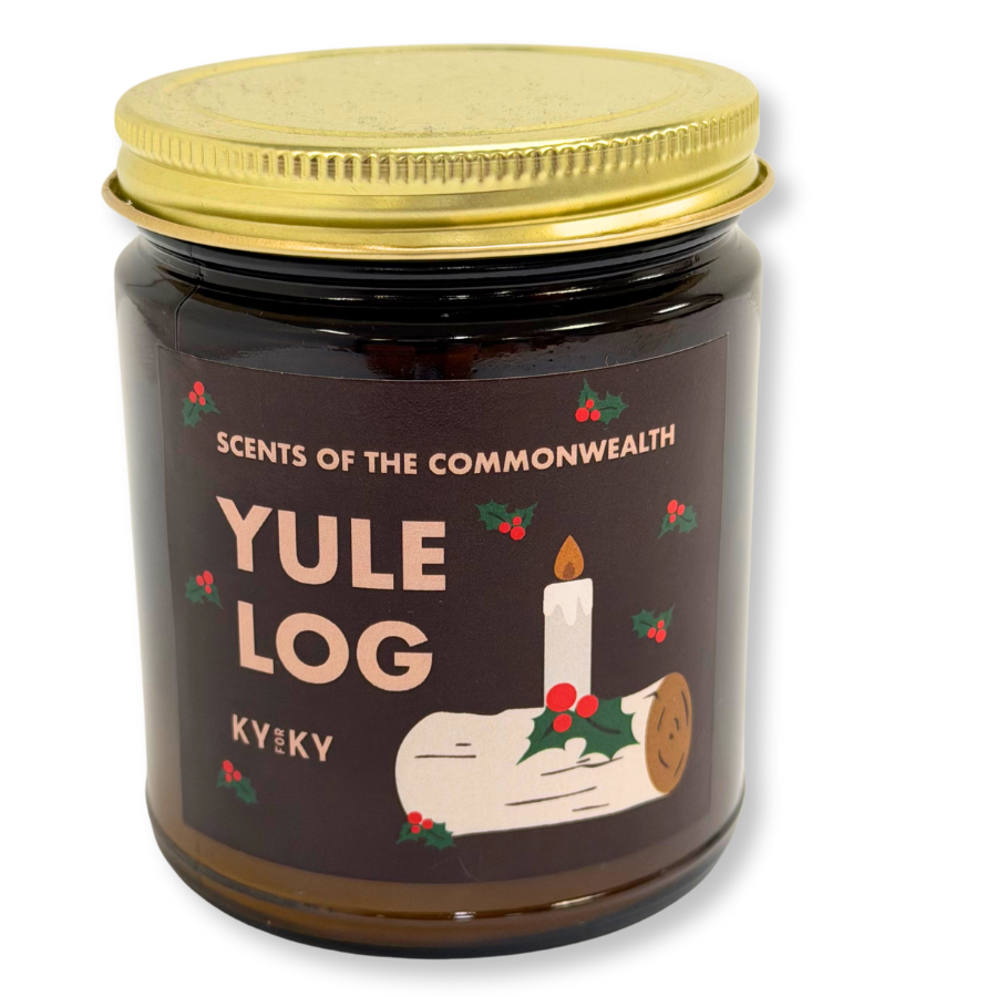 Yule Log Candle