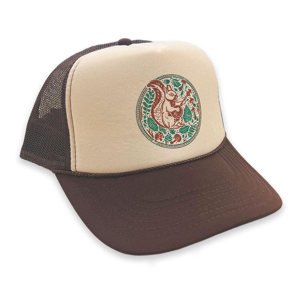 Squirrel Plucker Trucker Hat