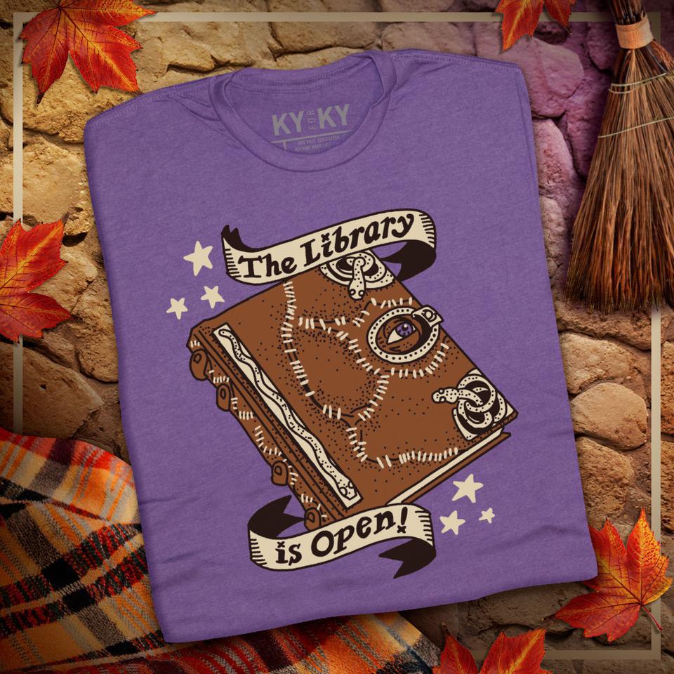 The Library Is Open T-Shirt