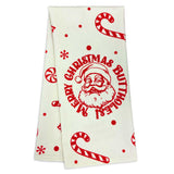 Merry Christmas Buttholes! Tea Towel