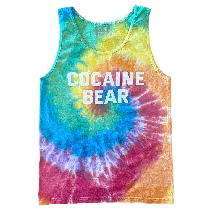 Tie-Dye Cocaine Bear Tank Top