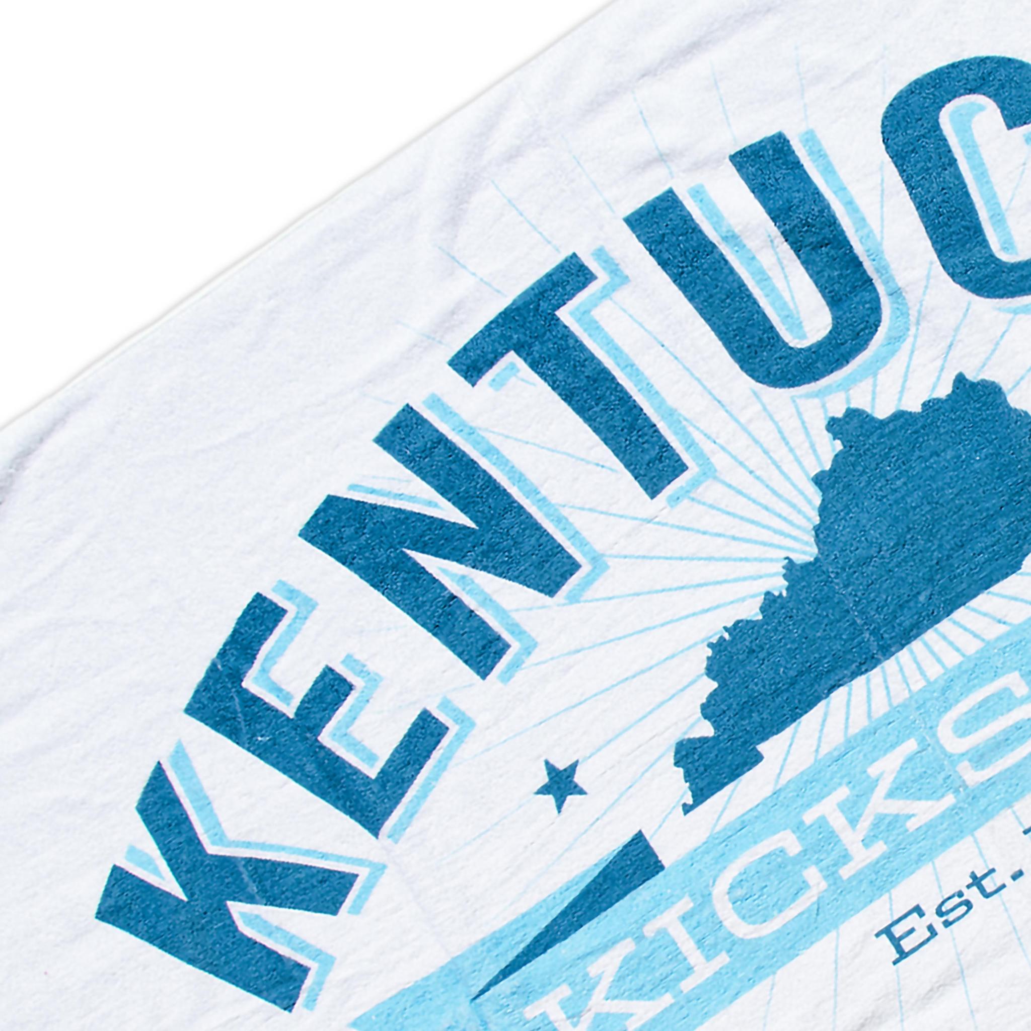 Kentucky Kicks Ass Beach Towel