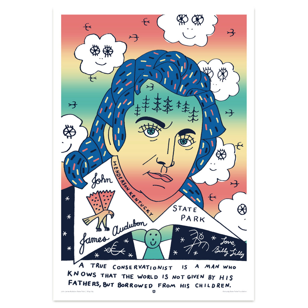 John James Audubon State Park Poster by Billy Lilly