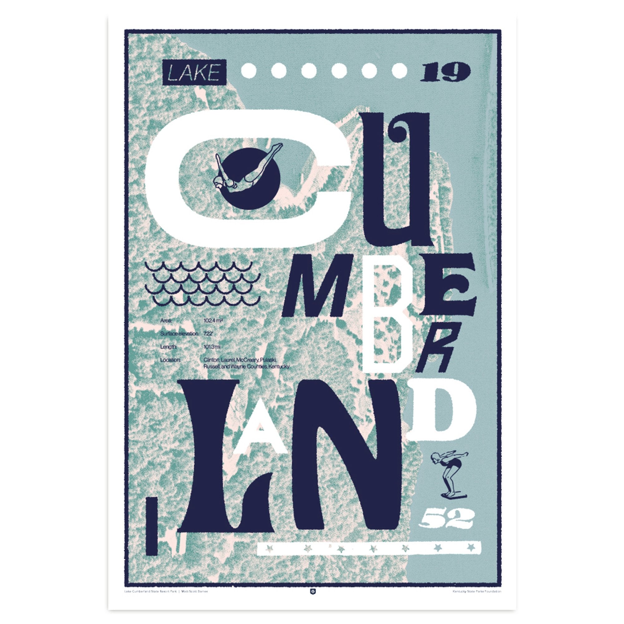 Lake Cumberland State Park Poster by Matt Barnes