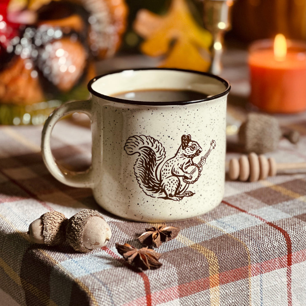 Squirrel Plucker Campfire Mug