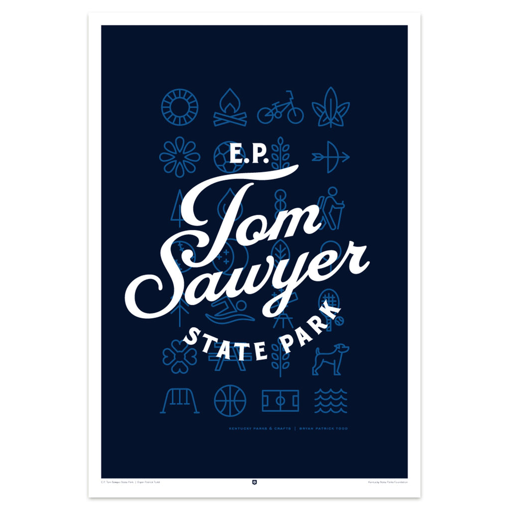 EP Tom Sawyer State Park Poster by Bryan Patrick Todd