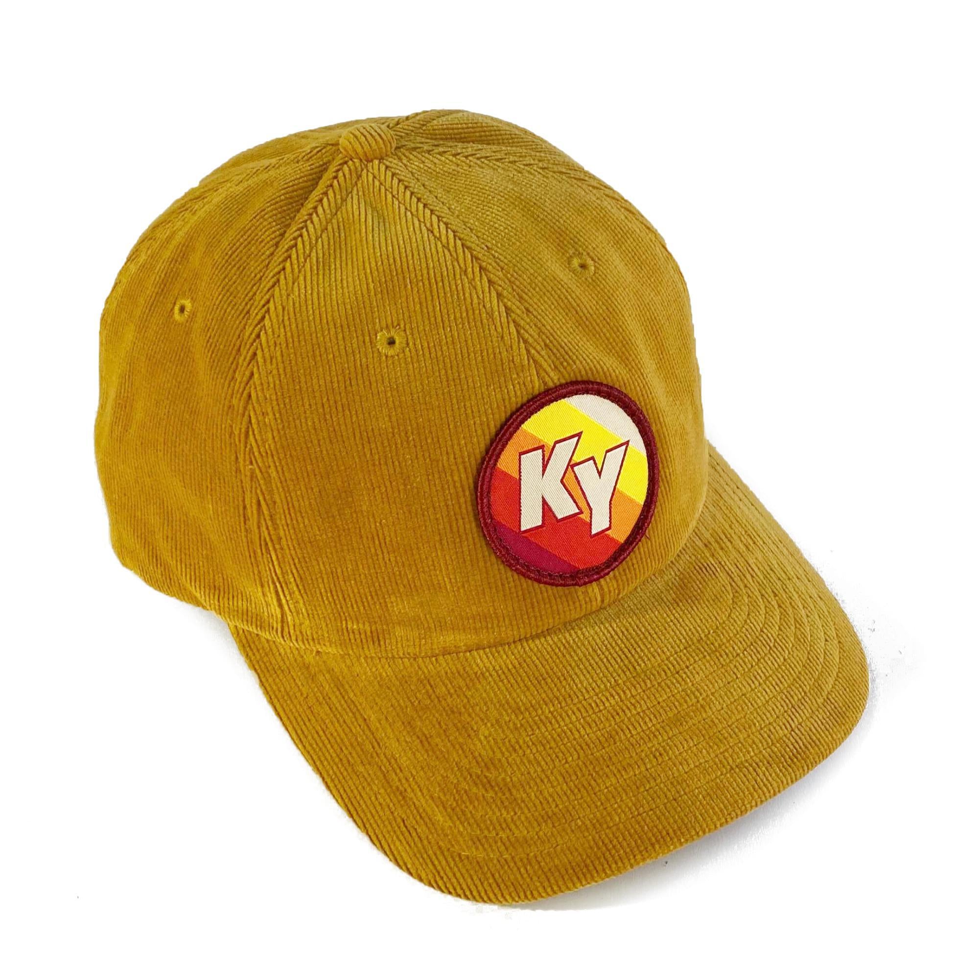 Ky Corduroy Dad Hat (Yellow)-Hat-KY for KY Store