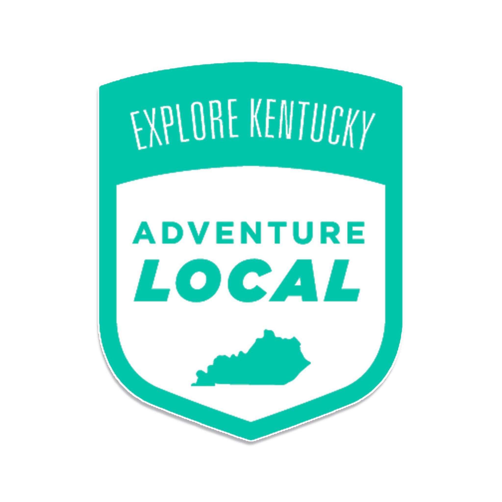 Explore Kentucky's Adventure Local Sticker (Mint Green)-Stickers-KY for KY Store