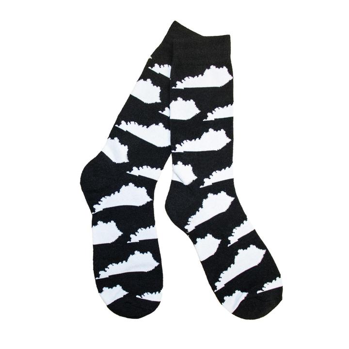 KY Shape Socks (Black and White)-Socks-KY for KY Store