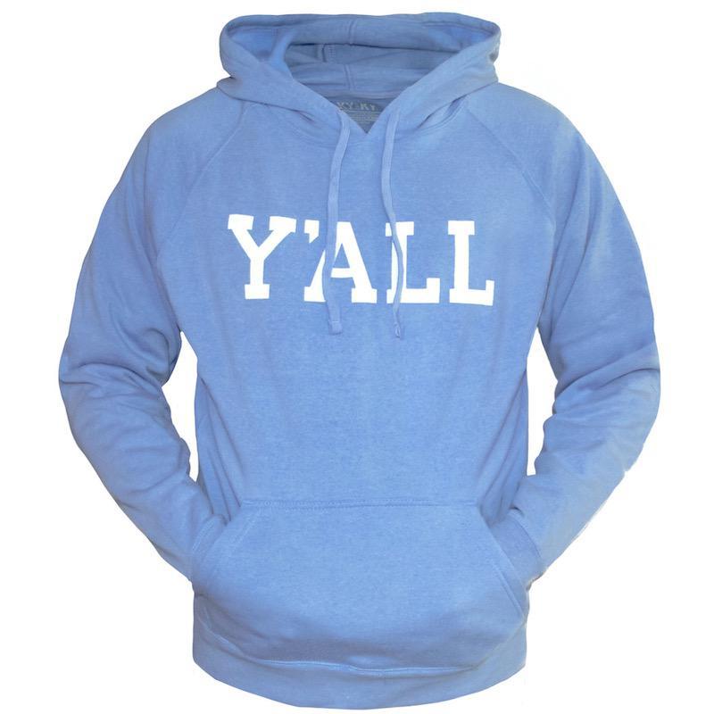 Y ALL Hoodie Lt. Blue White KY for KY Store