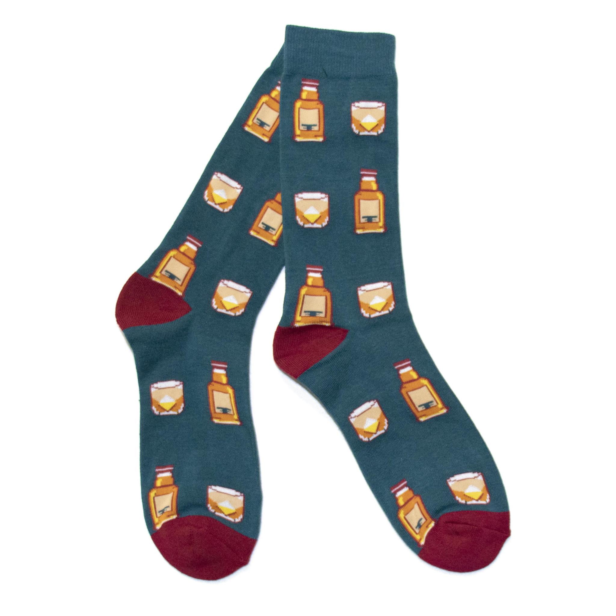 Bourbon is Just Fun Water Rocks Glass – Buy Socks You All