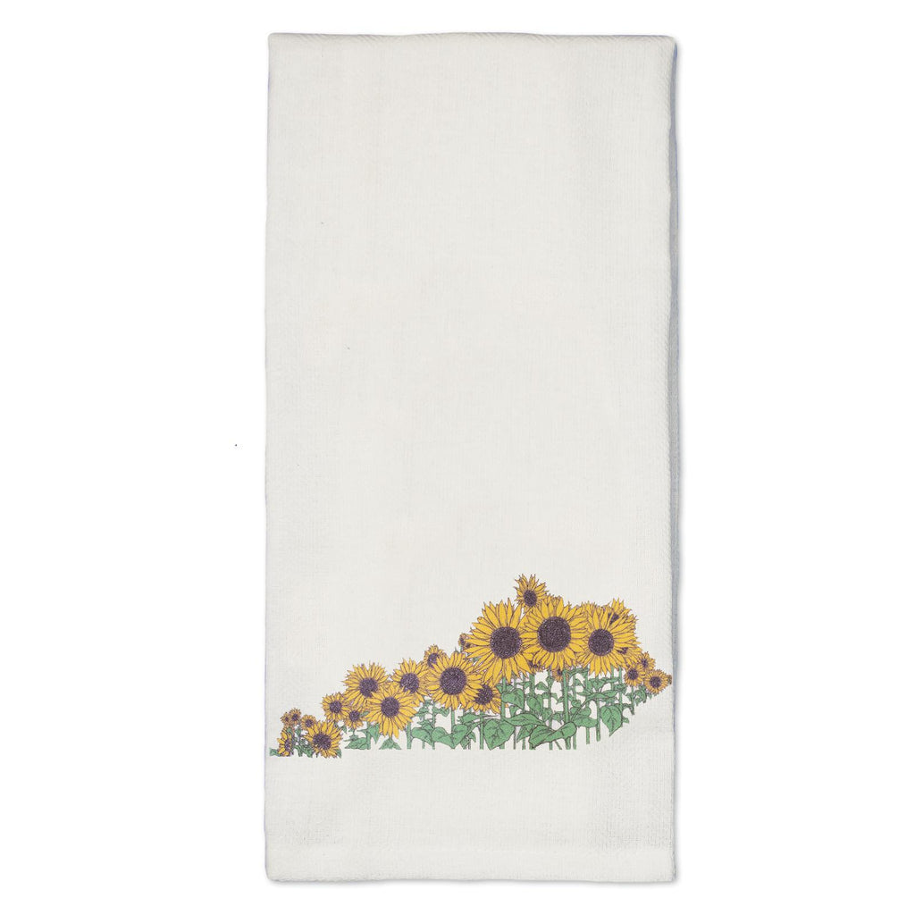 Sunflower KY Tea Towel-Odds and Ends-KY for KY Store