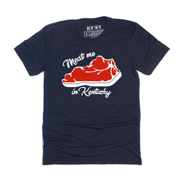 Meat Me In Kentucky T-Shirt-T-Shirt-KY for KY Store