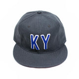 KY Ebbets Hat (Charcoal and Royal/White)-Hat-KY for KY Store