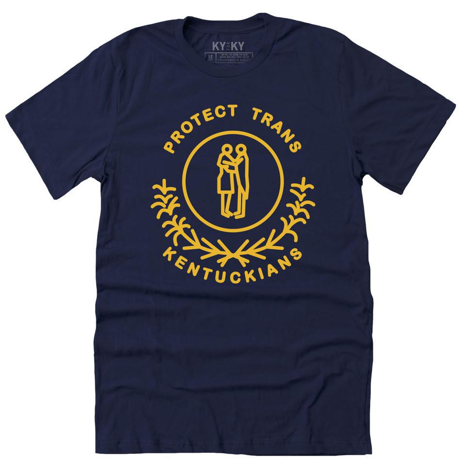 Protect Trans Kentuckians T-Shirt (Navy)