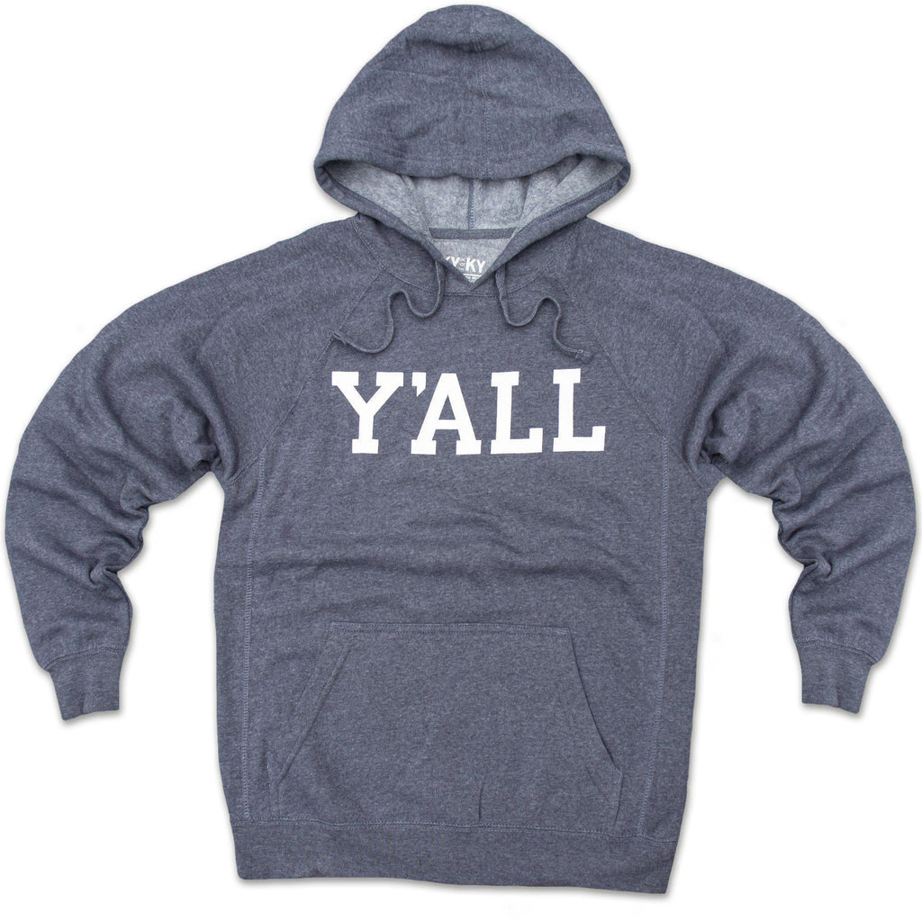 Y'ALL Hoodie (Navy)-Sweatshirt-KY for KY Store