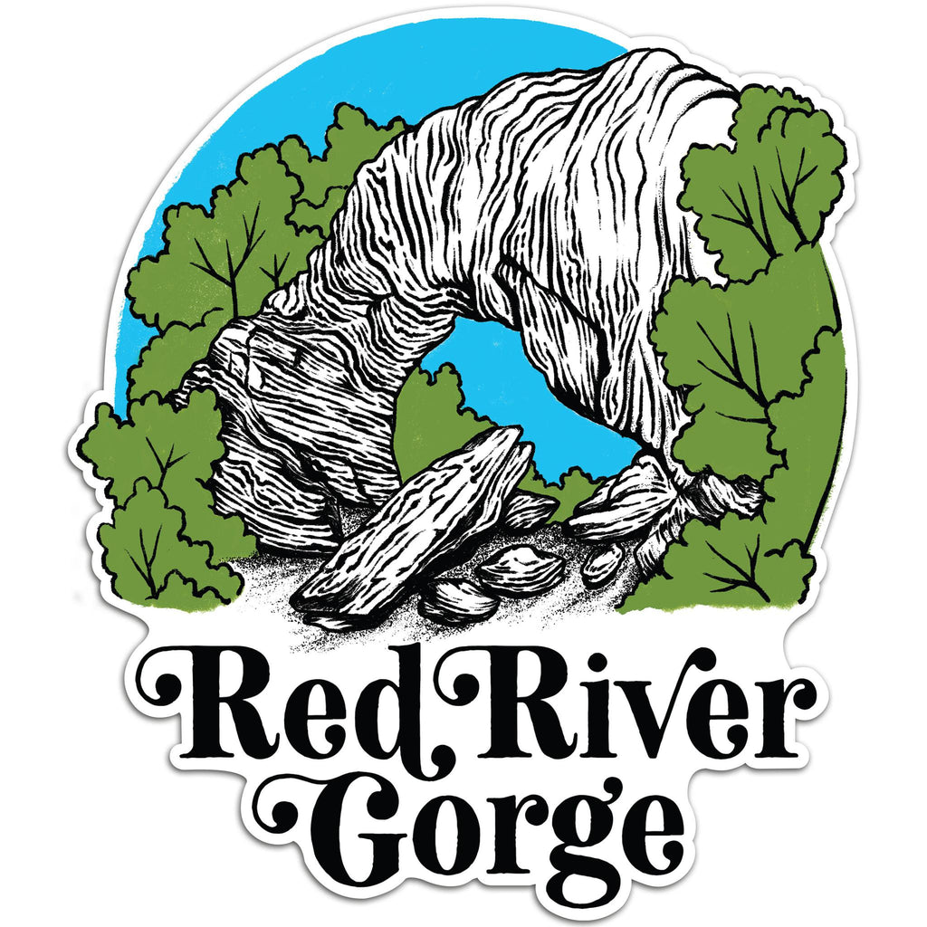 Red River Gorge Bridge Sticker-Stickers-KY for KY Store