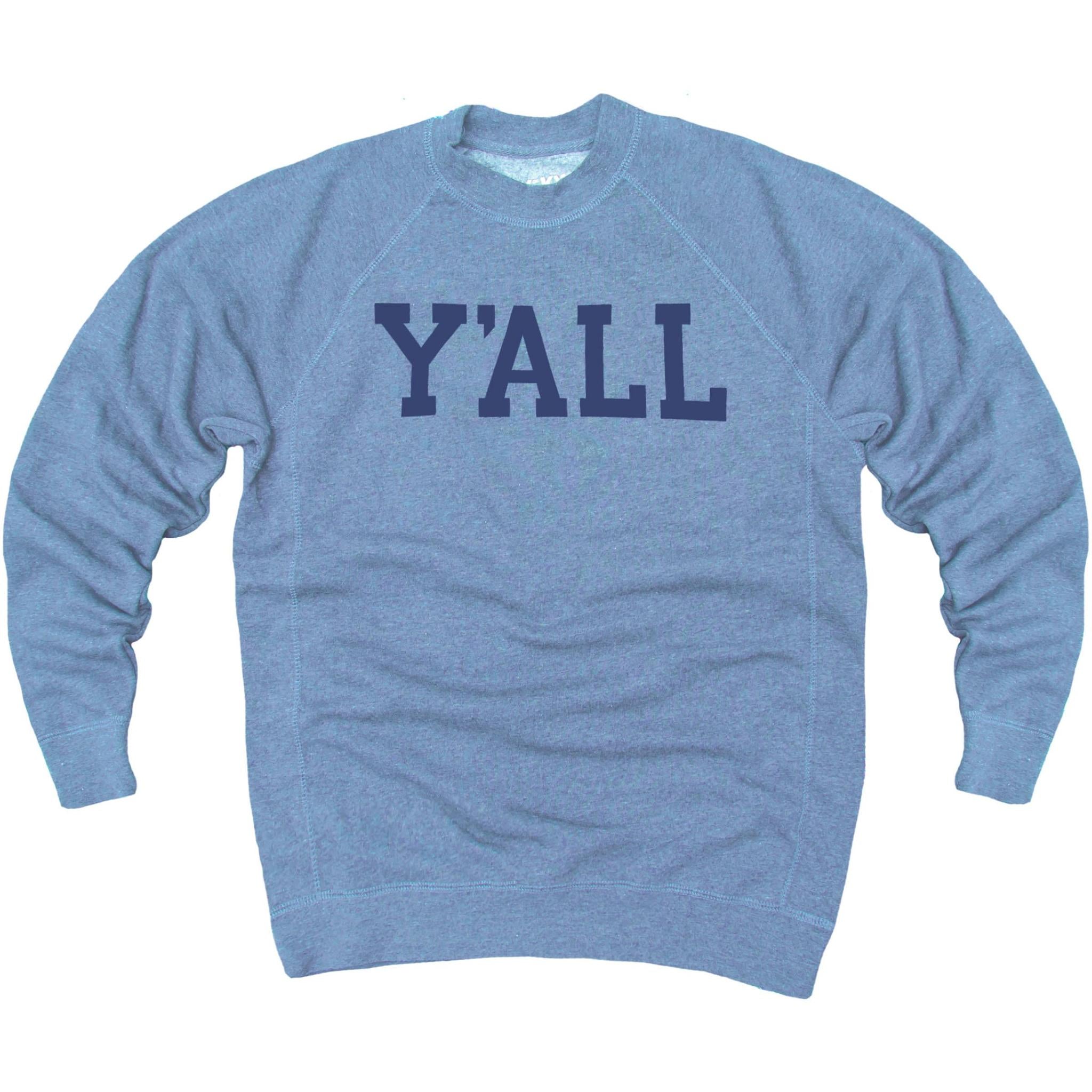Y'ALL Sweatshirt (Lt. Blue)-Sweatshirt-KY for KY Store
