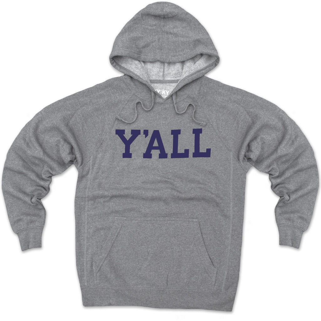 Y'ALL Hoodie (Grey)-Sweatshirt-KY for KY Store