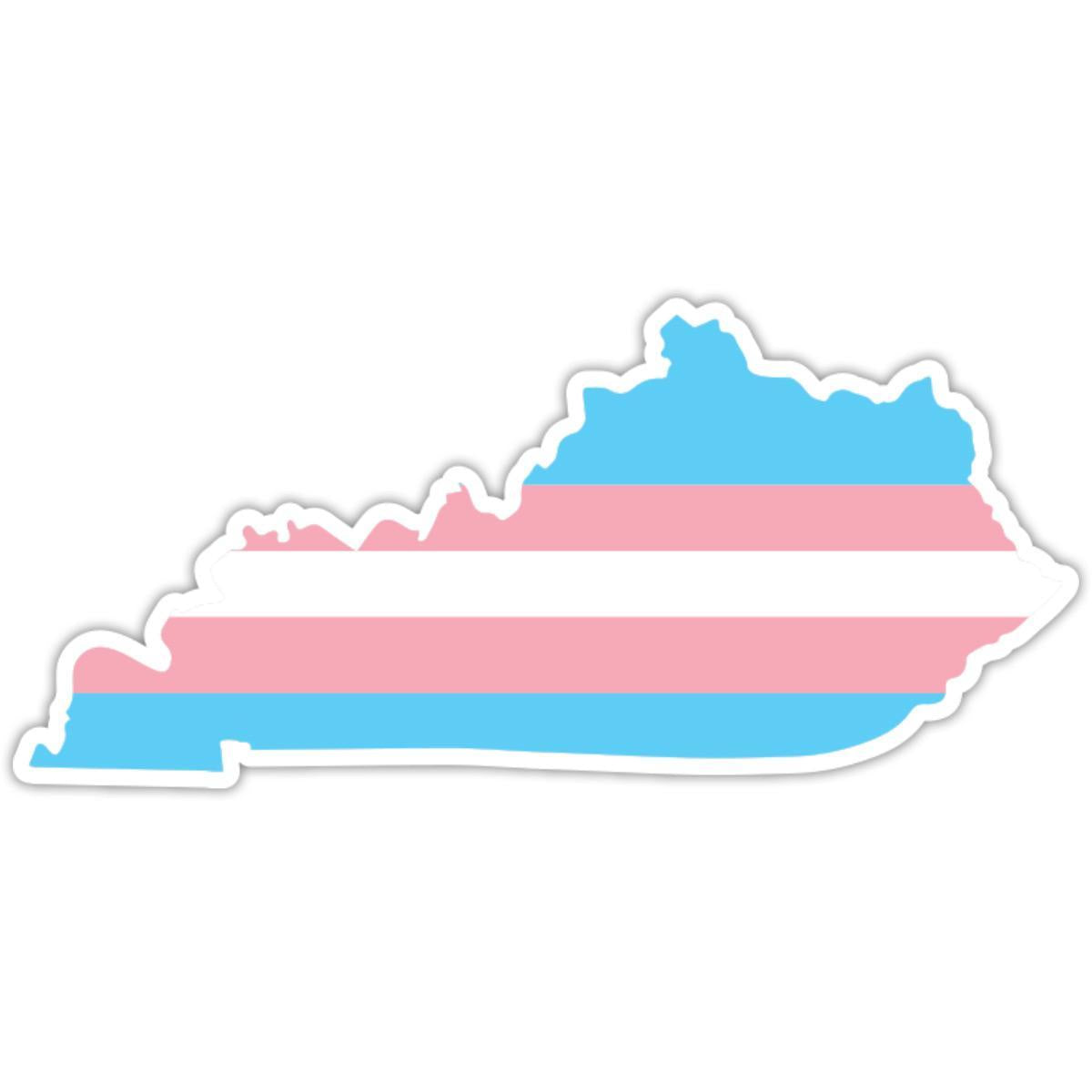 Trans Pride Flag KY Sticker – KY for KY Store