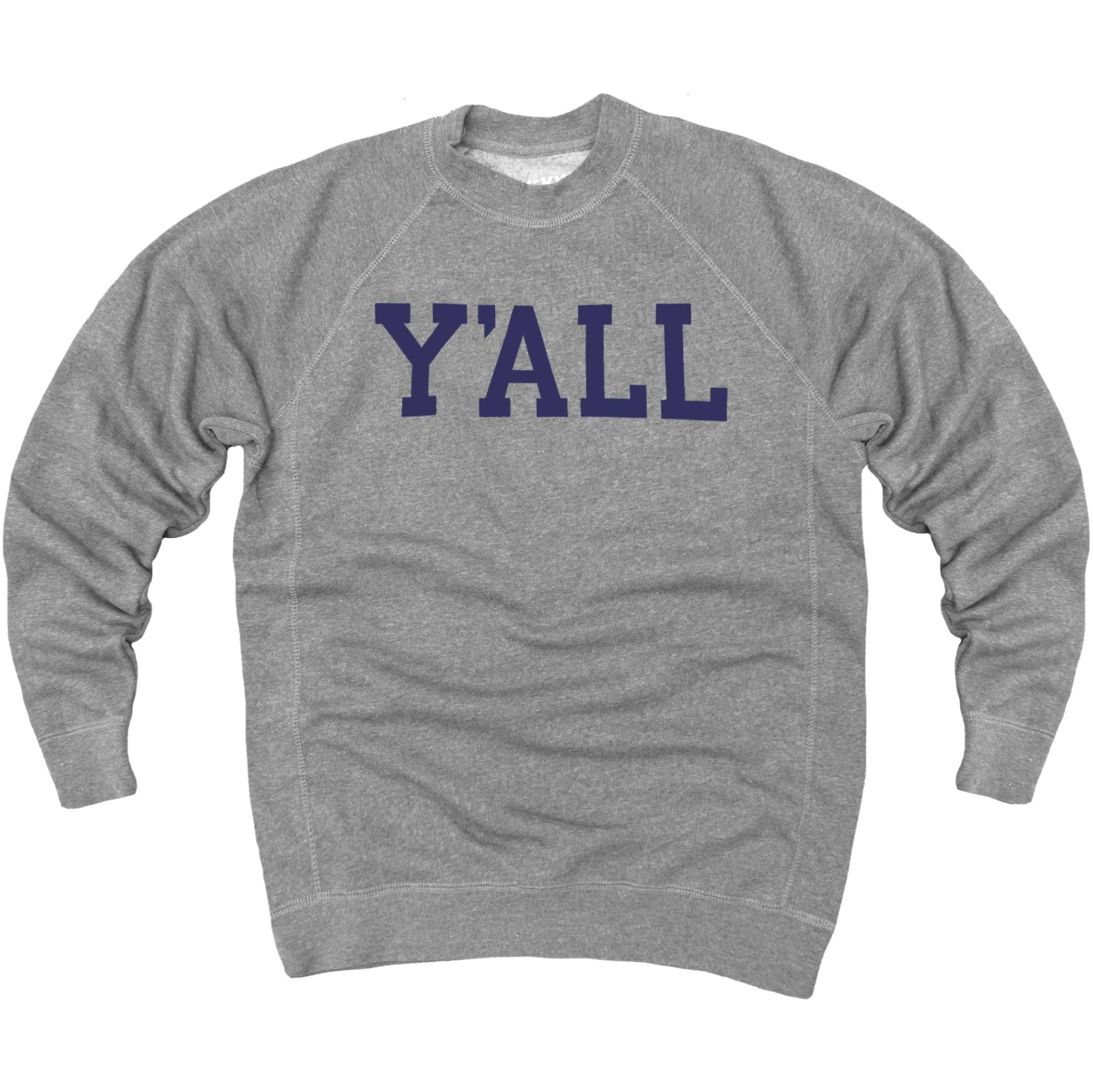 Y'ALL Sweatshirt (Grey)-Sweatshirt-KY for KY Store