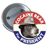 Cocaine Bear for President Button-Odds and Ends-KY for KY Store