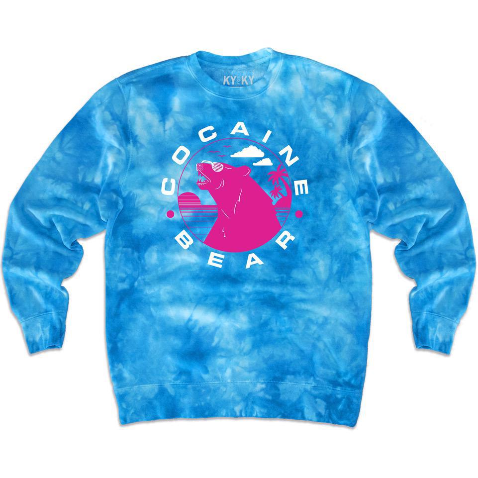 Miami Cocaine Bear Sweatshirt (Tie-Dye)