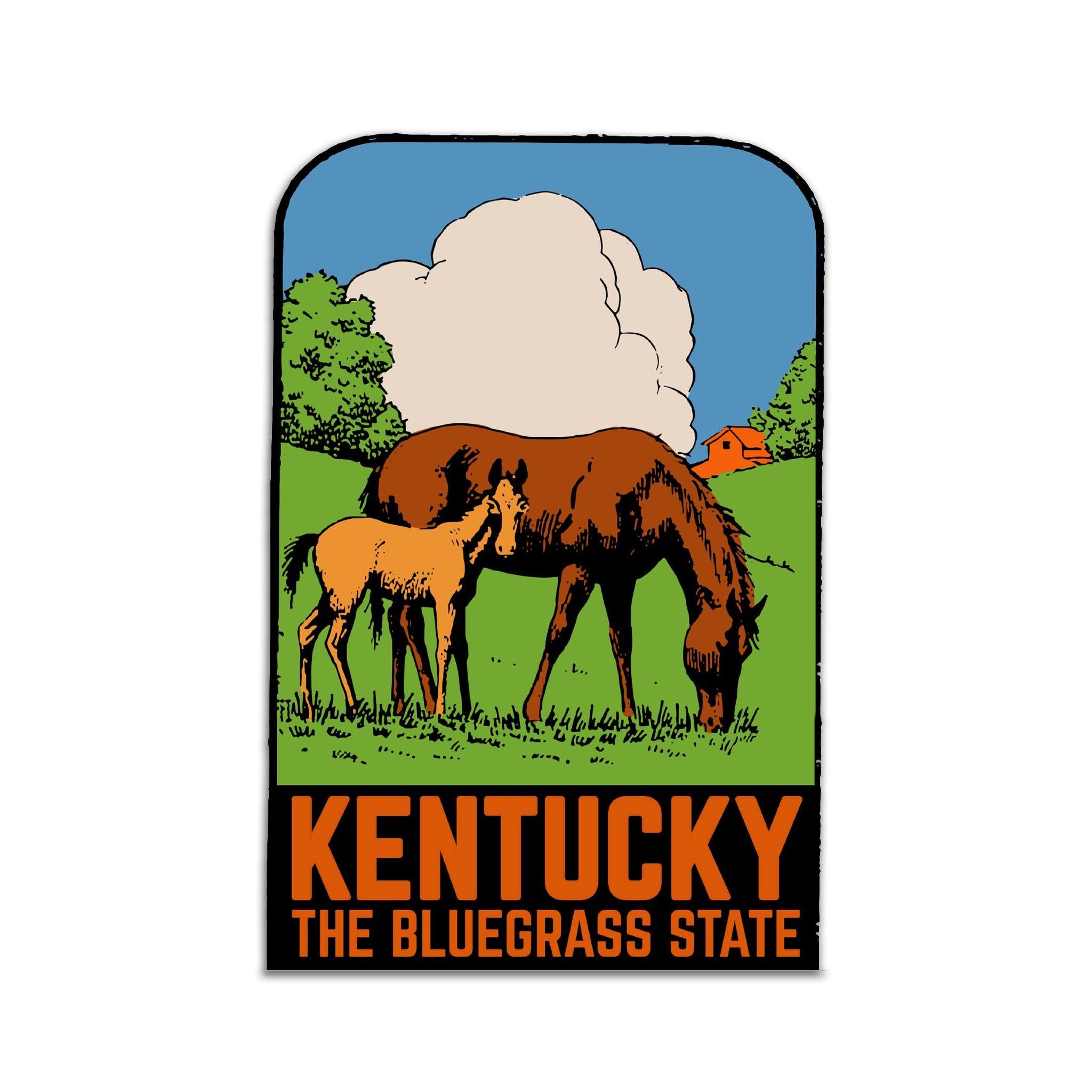 The Bluegrass State Sticker-Stickers-KY for KY Store