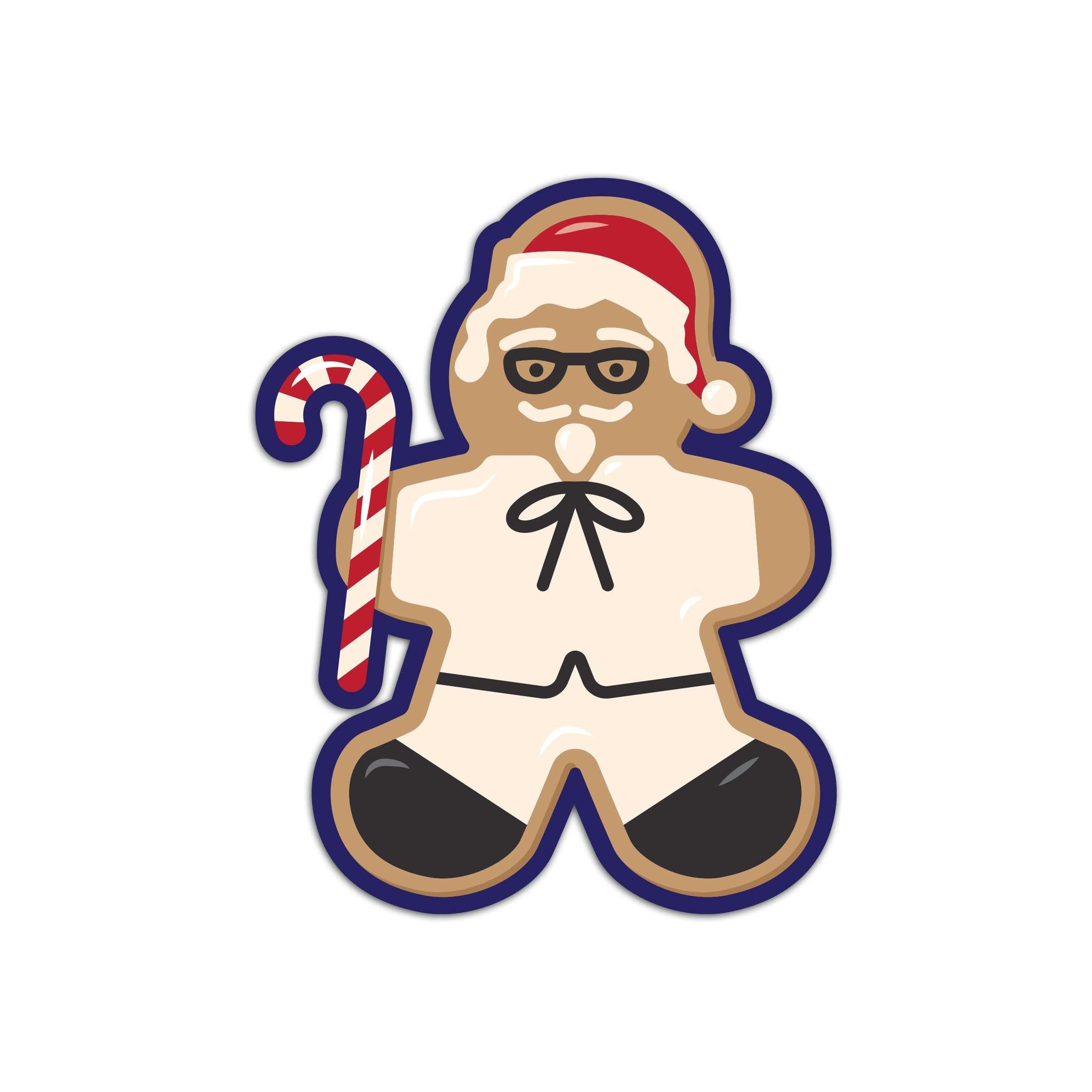 Gingerbread Sanders Sticker-Stickers-KY for KY Store