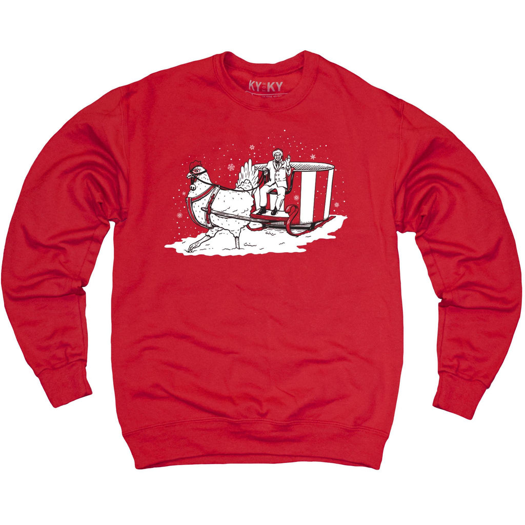 Merry Cluckmas Sweatshirt-Sweatshirt-KY for KY Store