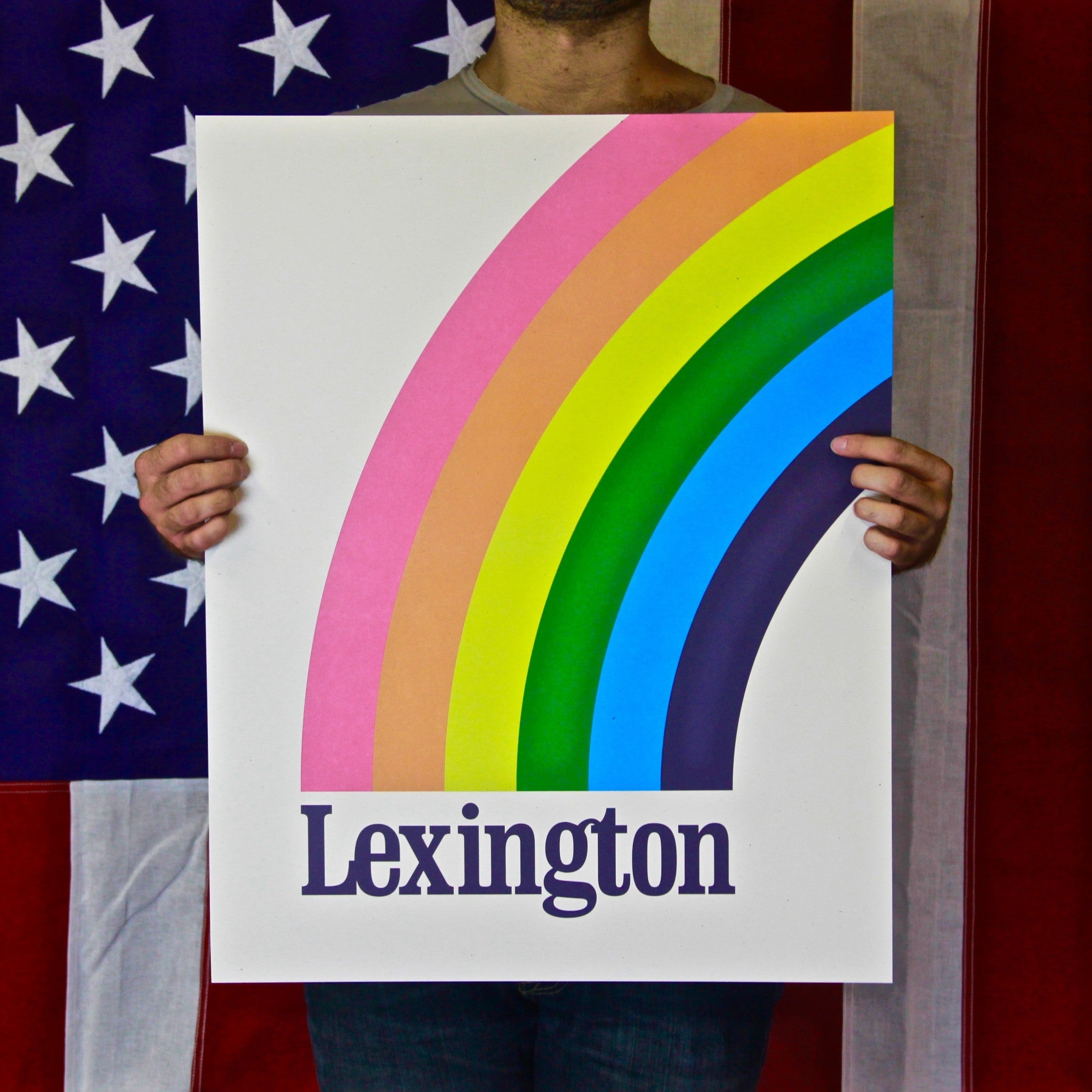 Lexington Rainbow Tote Bag