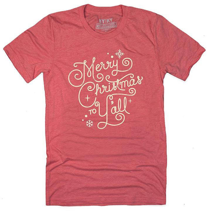 Merry Christmas to Y'all T-Shirt-T-Shirt-KY for KY Store